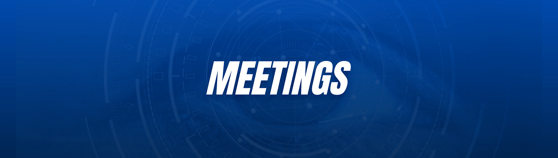 meetings banner