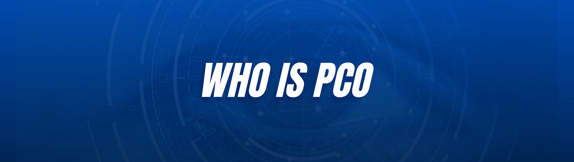who is pco